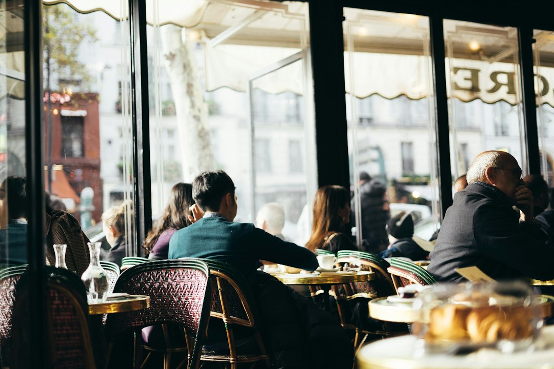 Part-time jobs in France for Indian students – a Paris café, one of the most common student employers
